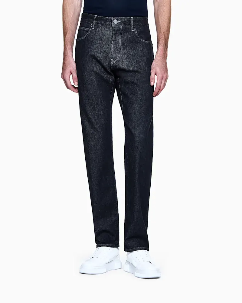 Джинси Giorgio Armani five-pocket regular fit — фото 3