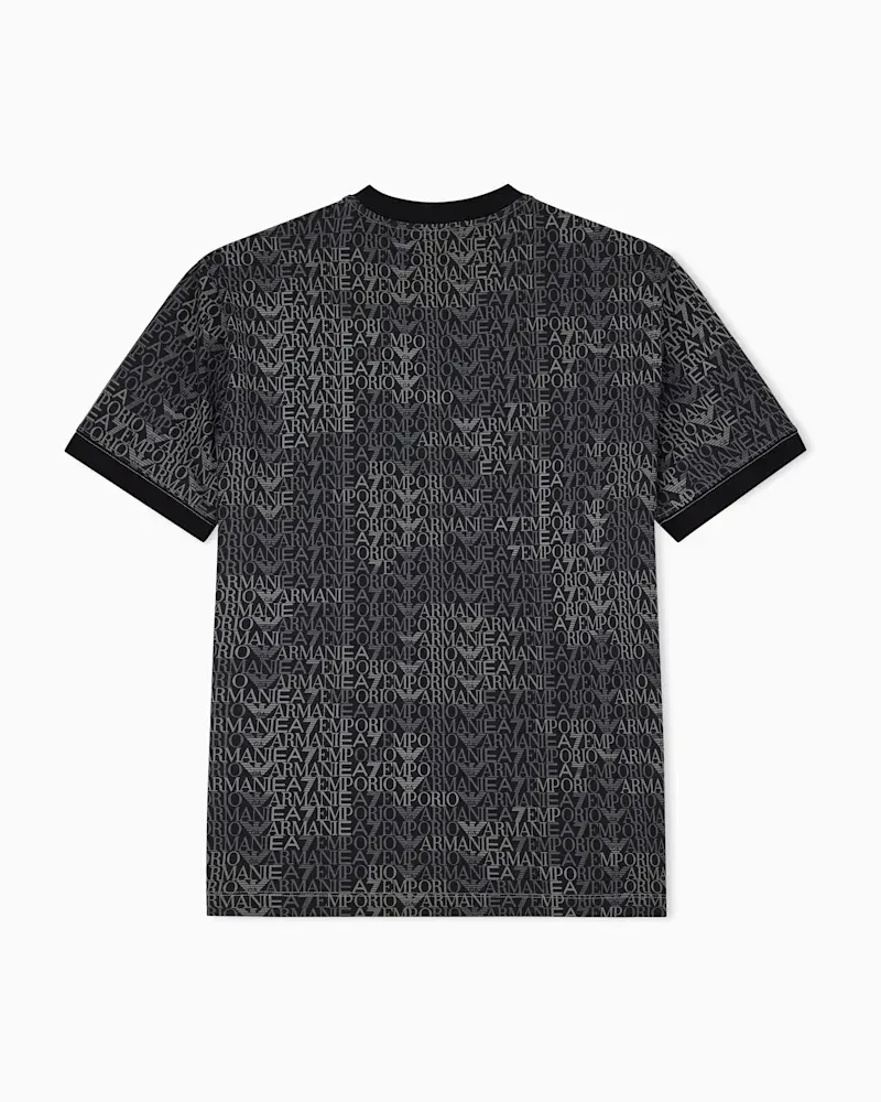 Футболка EA7 Logo Series regular fit — фото 3