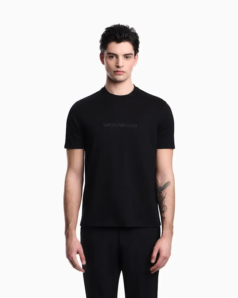 Футболка Emporio Armani Essential slim fit — фото 4
