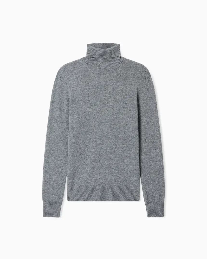 Светр Emporio Armani з кашеміру з високим коміром