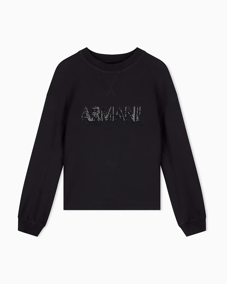 Світшот Armani Exchange зі стрейч-віскози scuba